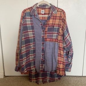 Urban Outfitters Plaid Flannel Button Up